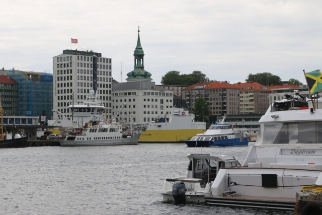 Ships in the harbor