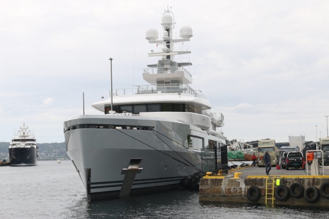 Yacht in Harbor