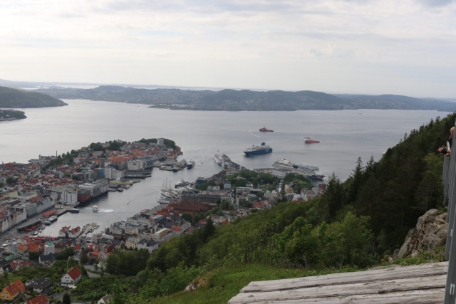 View from the Mountain of Fløyen