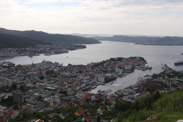 View from the Mountain of Fløyen