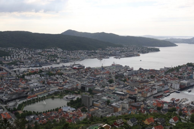 View from the Mountain of Fløyen