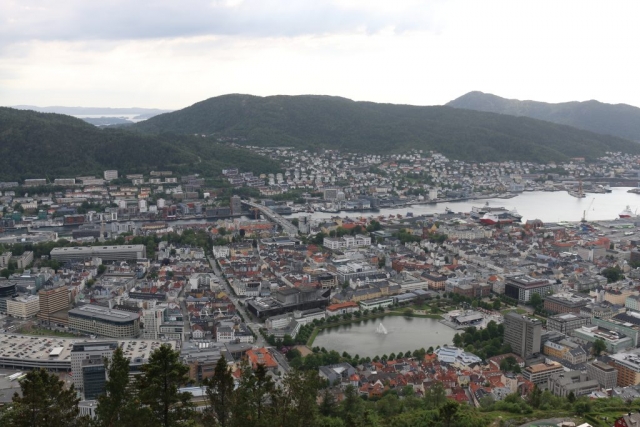 View from the Mountain of Fløyen