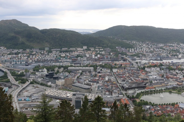 View from the Mountain of Fløyen