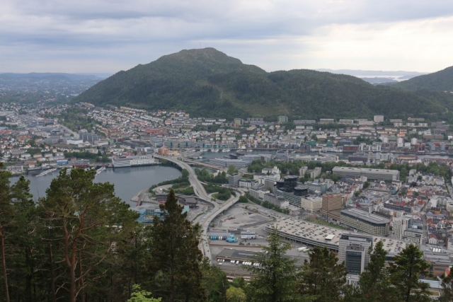 View from the Mountain of Fløyen