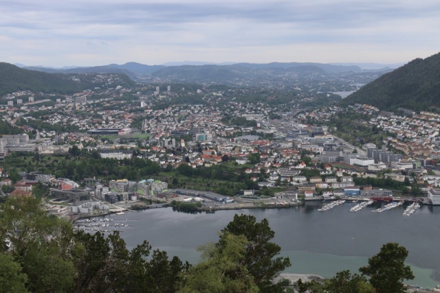 View from the Mountain of Fløyen