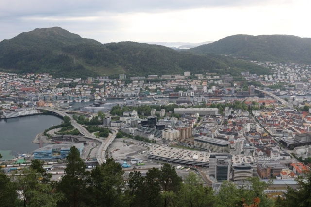 View from the Mountain of Fløyen